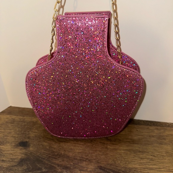 Tequila Pink Glitter Novelty Women's Bag - Picture 4 of 5